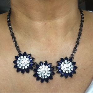 torrid Jewelry - Torrid Blue Silver Flower Necklace torrid Jewelry - Torrid Blue Silver Flower Necklace